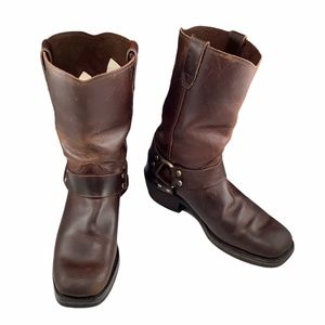 Dingo Molly Gaucho Leather Square Toe Moto Boots 8